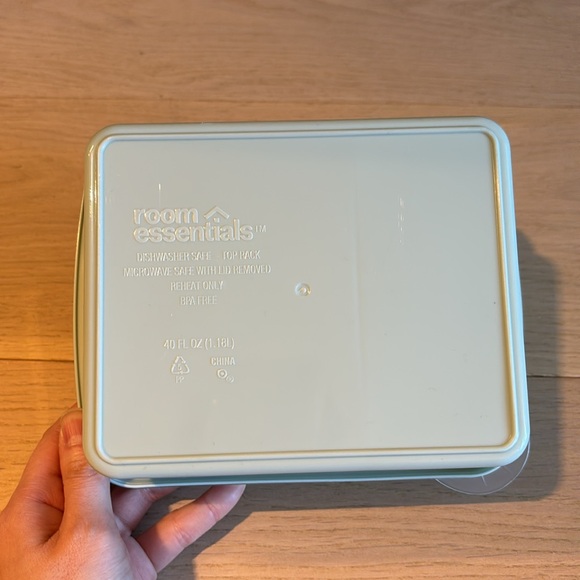 TikTok Popular Target Room Essentials Retro Bento Box Mint Green Lunch Small - Picture 7 of 8